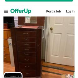 Jewelry Armoire For Sale