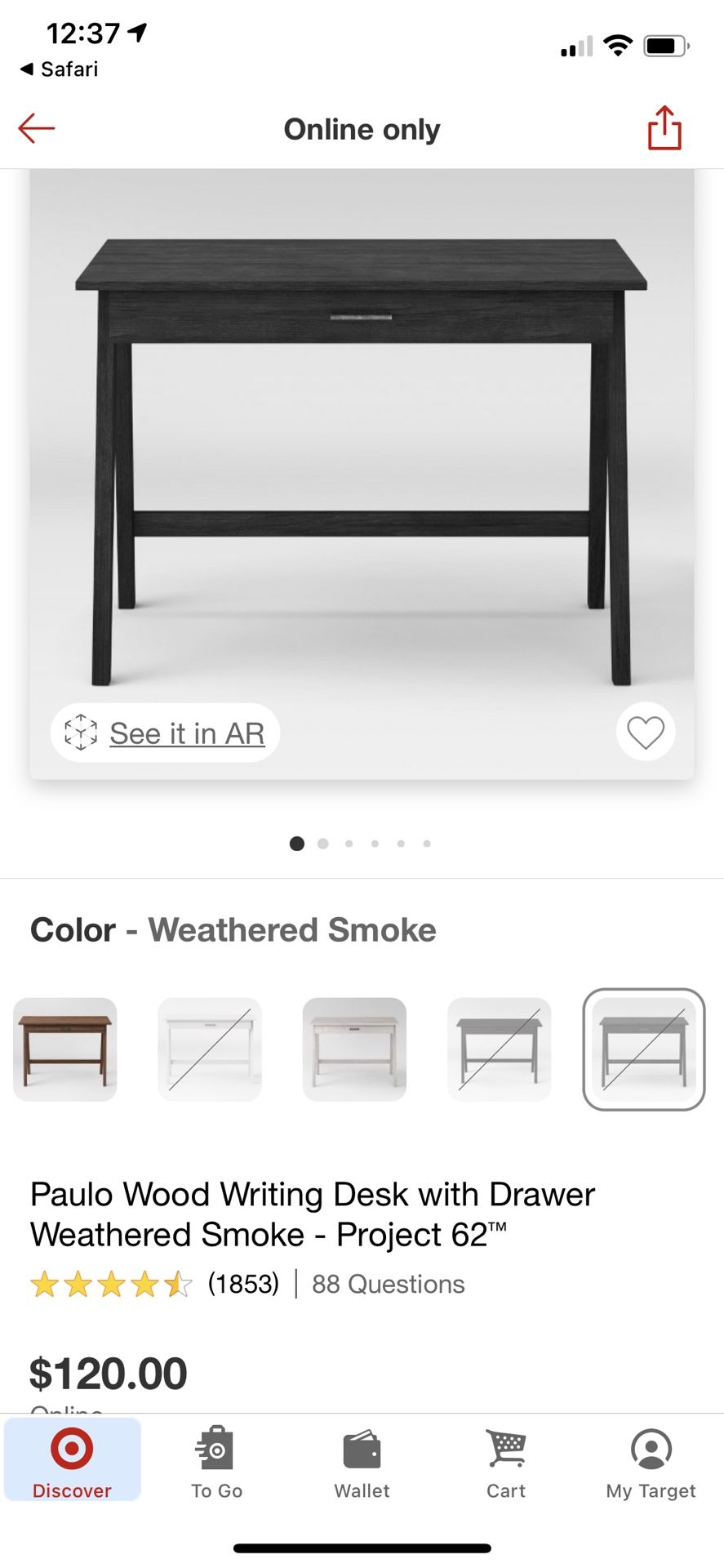 Brand New Paulo Desk from Target