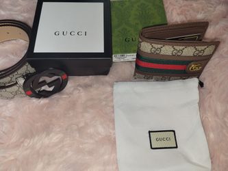GG Matching Belt And Wallet