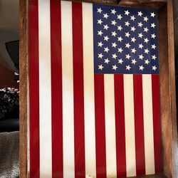 American Flag 360 turntable tray 