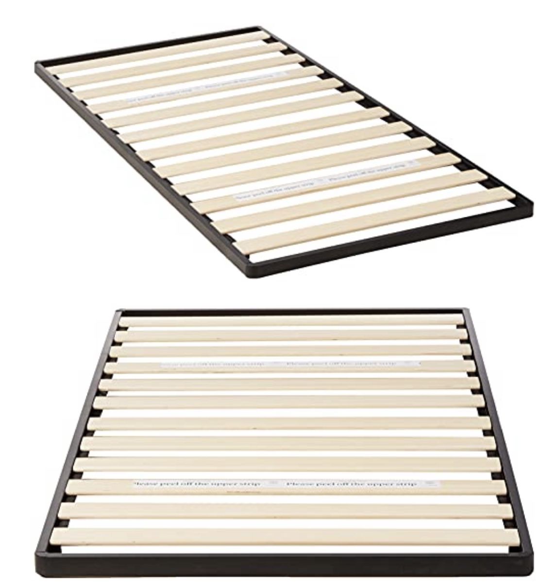 Zinus Deepak Easy Mount Wood Slats 1.6 Inch Bed Slat Replacement Twin Size