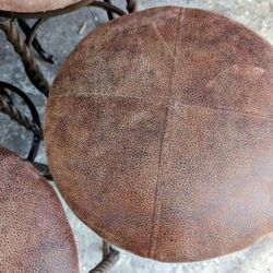 New 2 Feet Tall Stools, metal/eco fabric 