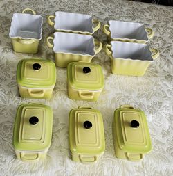 Vintage 10 pc Mini Ceramic Bakeware Collection Manufactured by Housewares International