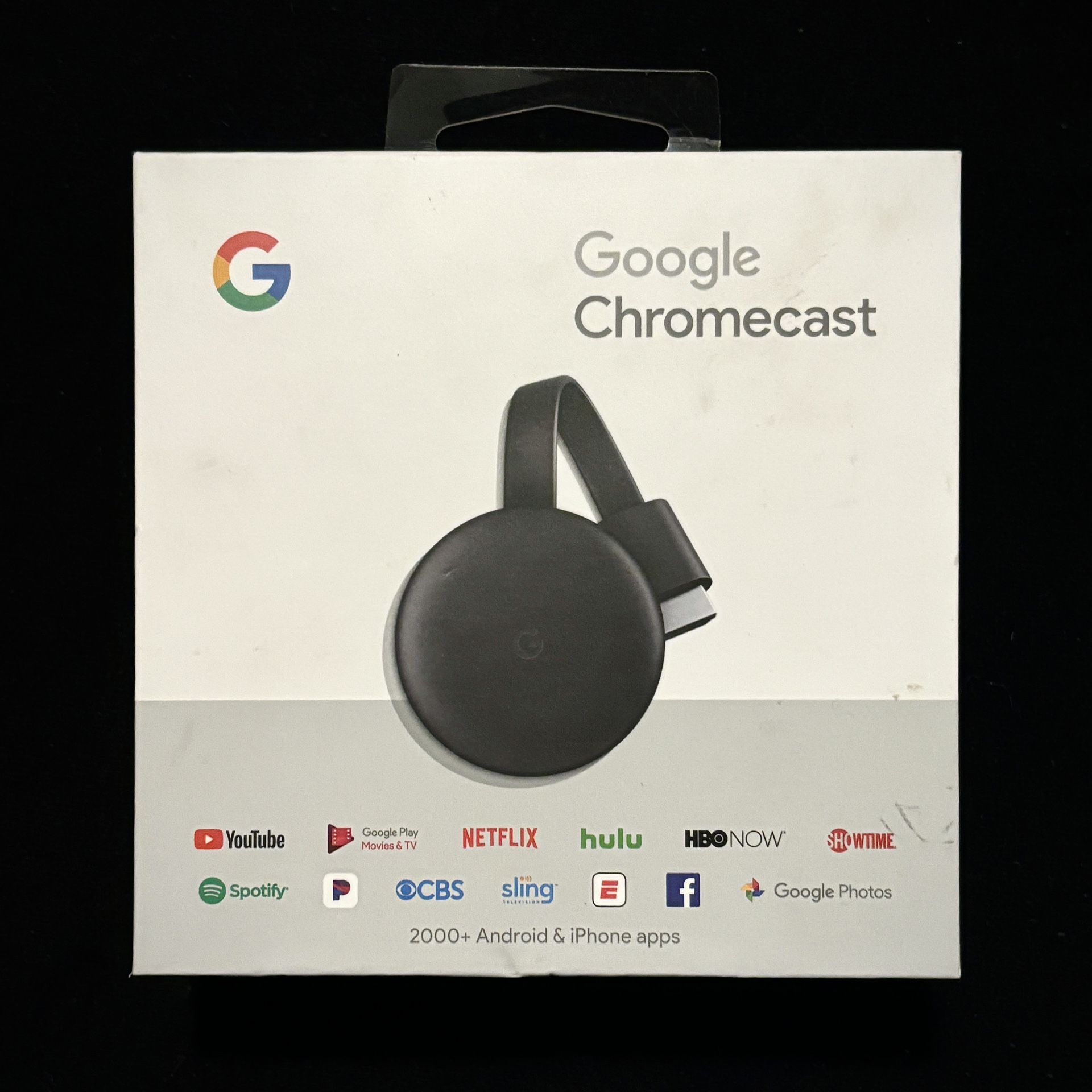 Google Chromecast HDMI 3rd Generation (black)