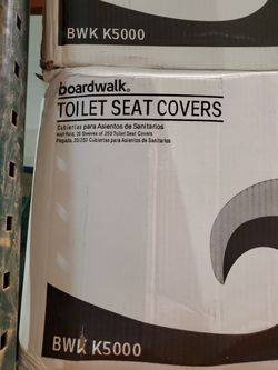 Case Of Toilet Seat Covers. 