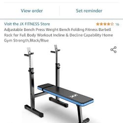 Brand New Adjustable Bench New In Box Weight Bench Exercise Home Gym
