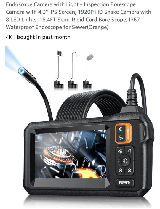Endoscope Camera Whit Light