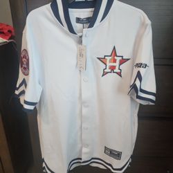 Astros Warm Up Jacket With Pockets 
