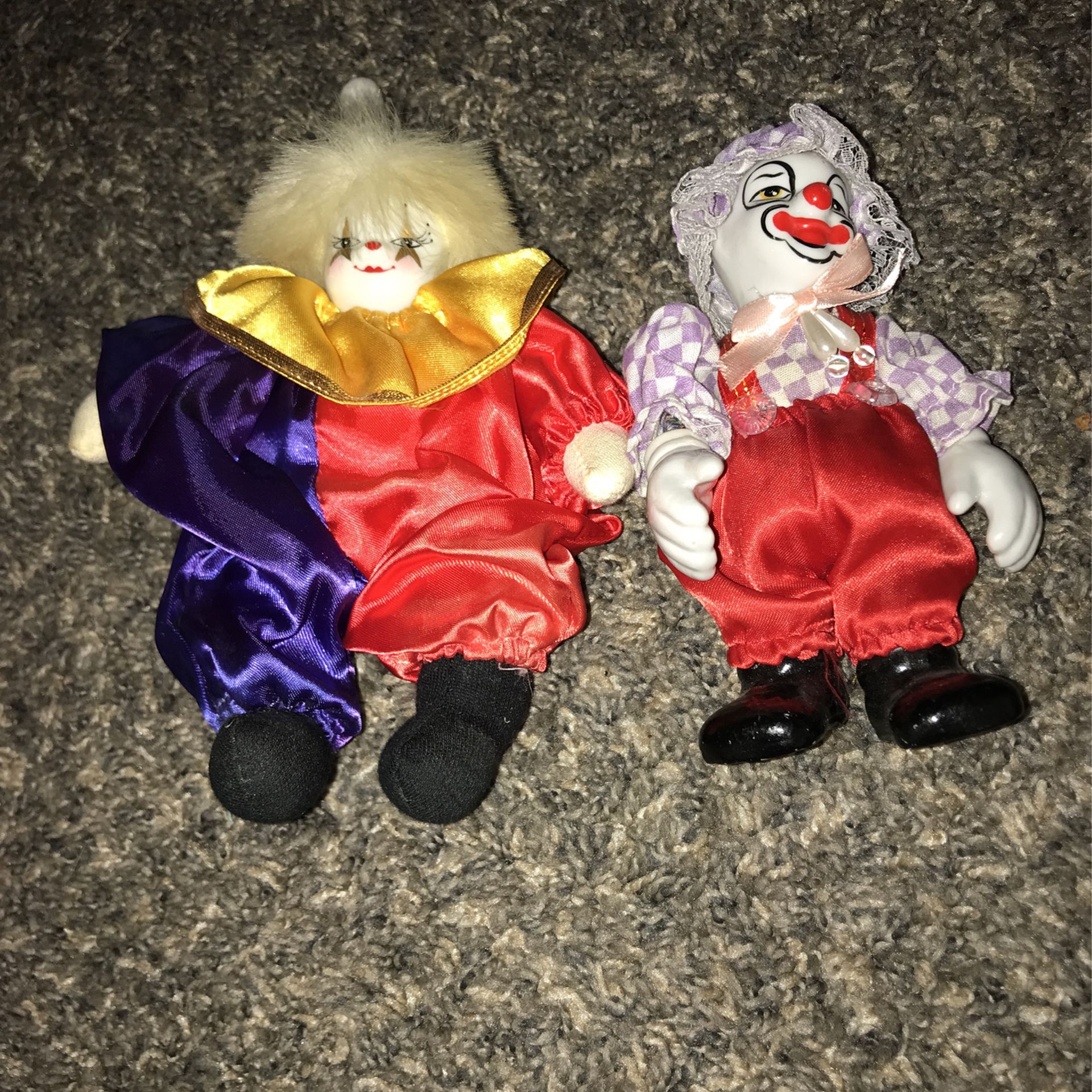 Rare Clown Dolls