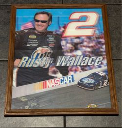 Vintage Rusty Wallace Miller Lite 3D Sign