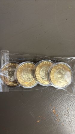 Set de las 4 monedas FIFA 2026 encapsuladas