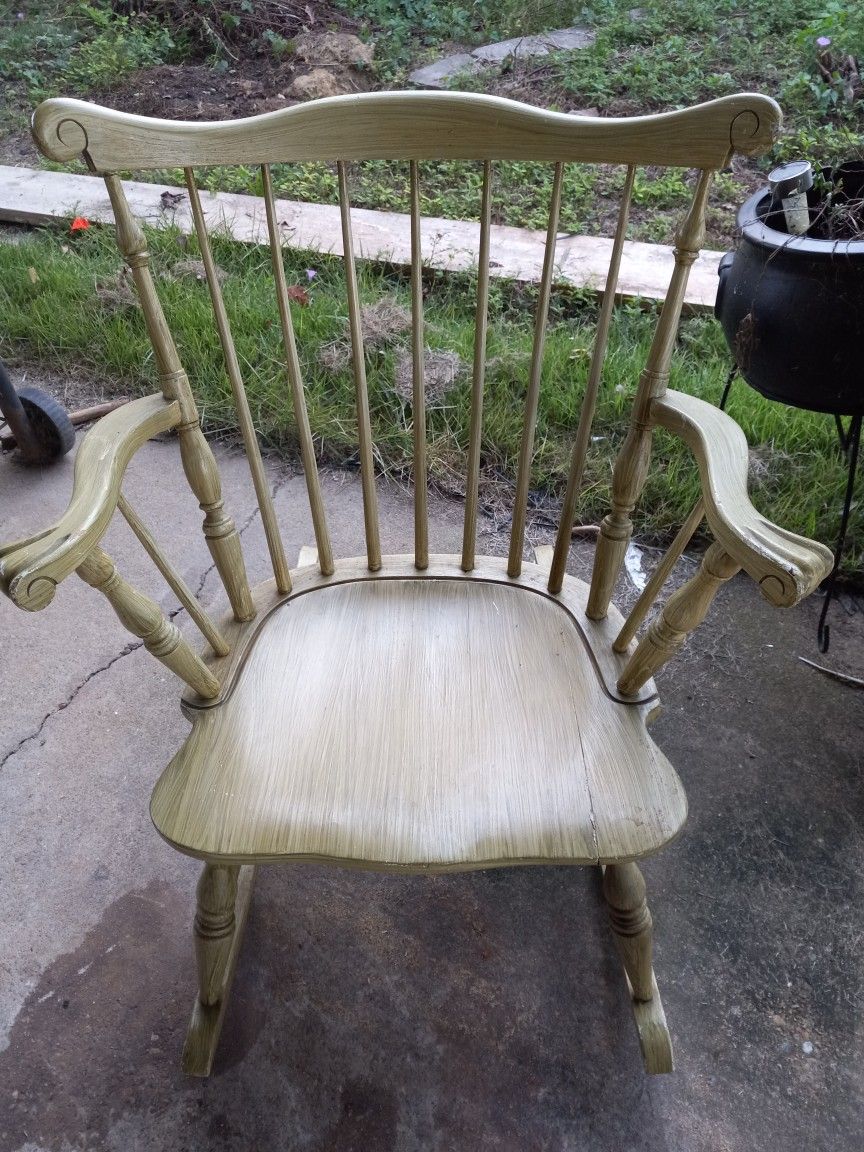 Little Green Rocking Chair Vintage