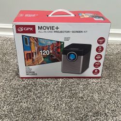 NEW In Box Movie Projector With Screen