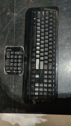 Wireless Keypad With Wired Mouse