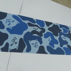 Rip n' dip Cat Camo Grip Tape