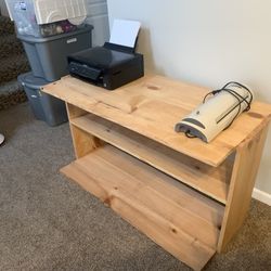 Printer Table, Shelves, Storage