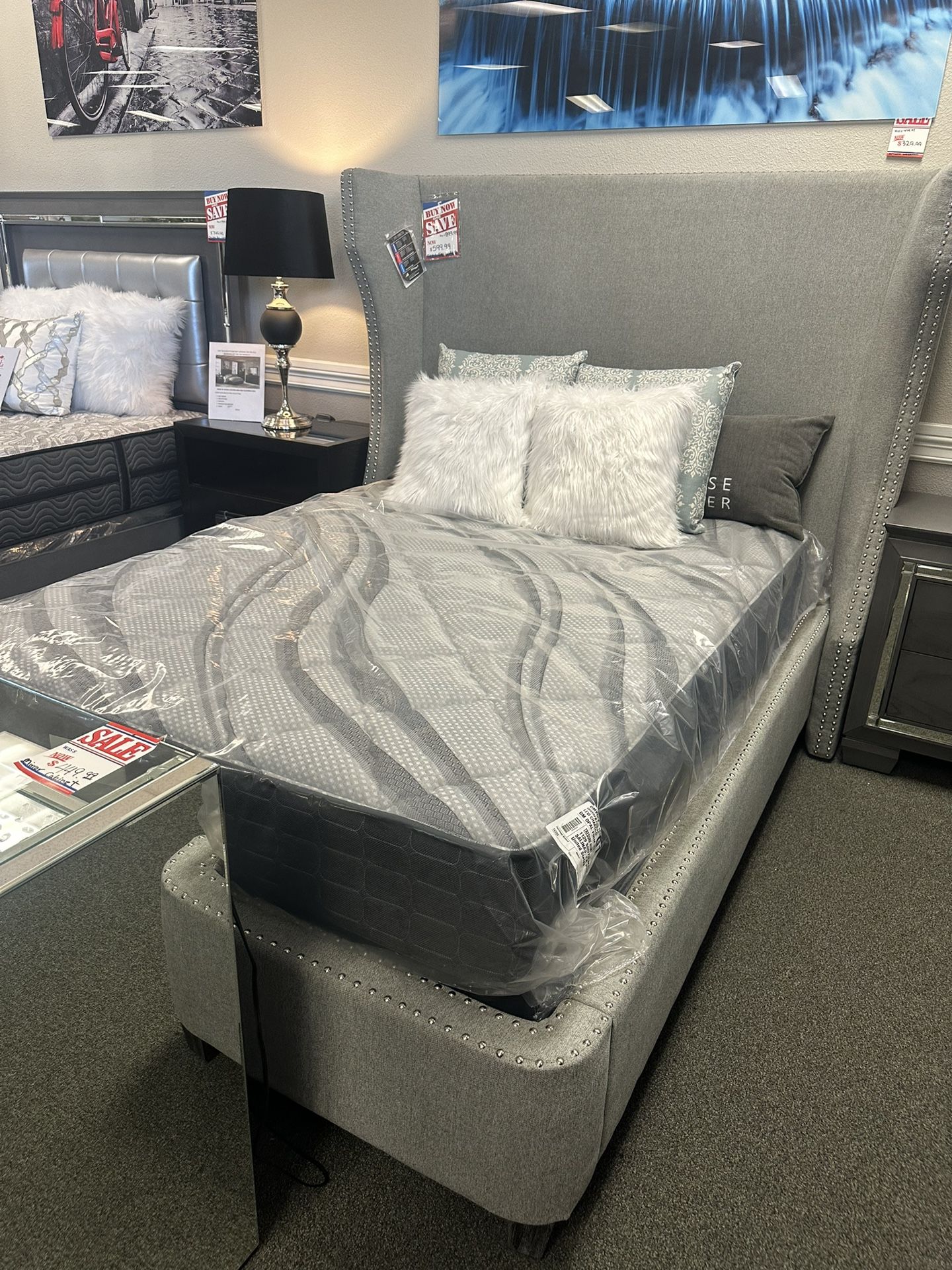 New King Size Bed Frame Pickup In San Leandro