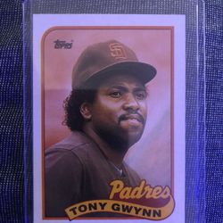 1989 Topps Tony Gwynn Baseball Card 