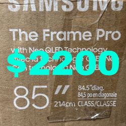 Samsung 85 The Frame Pro TV 2025 model , Check my profile for more models