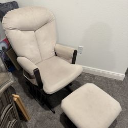 Dutailier Glider Rocking Chair w/ Ottoman