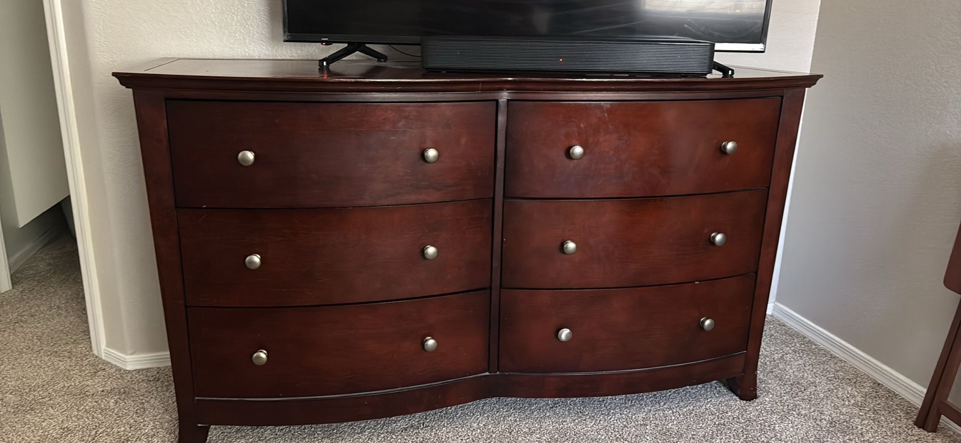 Solid wood dresser