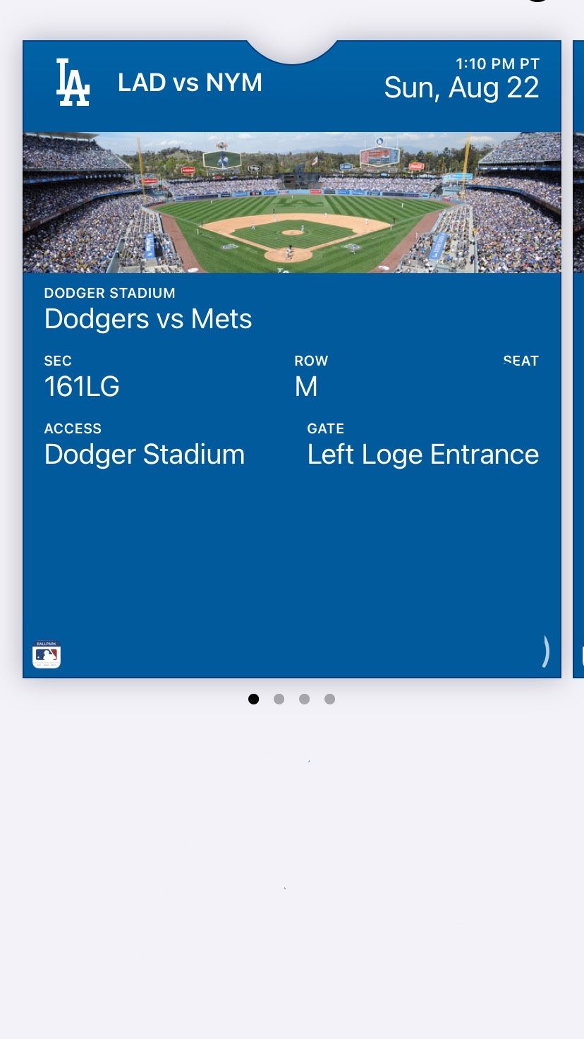 Dodgers Tickets