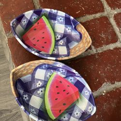 Watermelon Bowls