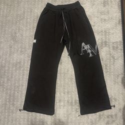 Amiri  Scribble Logo Joggers in Black