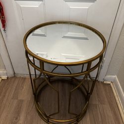 Mirror Side Table 