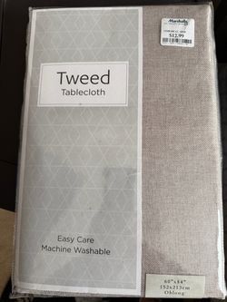 Tweed table cloth