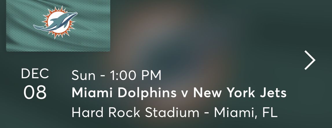 Miami Dolphins Tickets