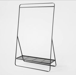 Black clothing rack/shelf