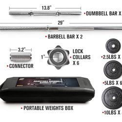 RitFit Adjustable Dumbbell Set 