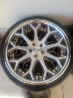 20 inch 5 lug ,Staggered wide in the back