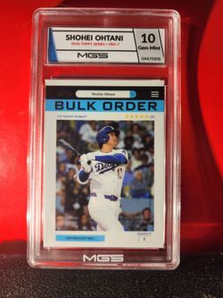 SHOHEI OHTANI 2026 Topps Flagship Costco Collection Bulk Order #BO-7 Dodgers MGS 10 GEM MT
