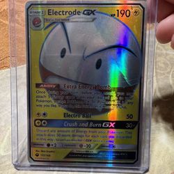 Electrode GX Pokémon Card 