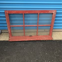 Vintage Window Glass Shelf Table Chair