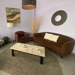Comfortable Couch And Loveseat 
