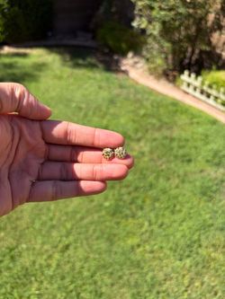 10k gold nugget earrings