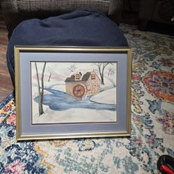 Framed Watercolor