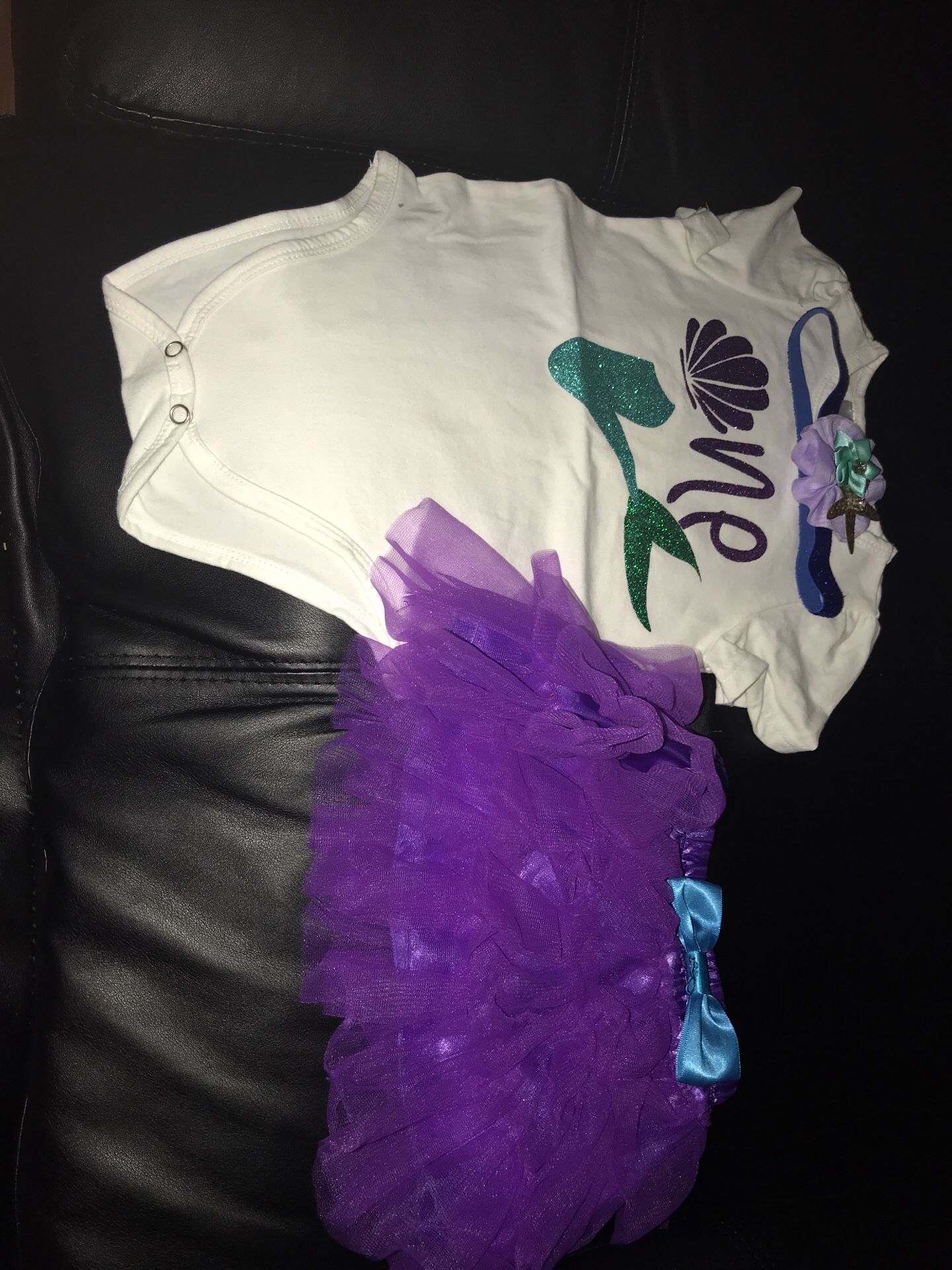 Baby Girl 1st year mermaid outfit