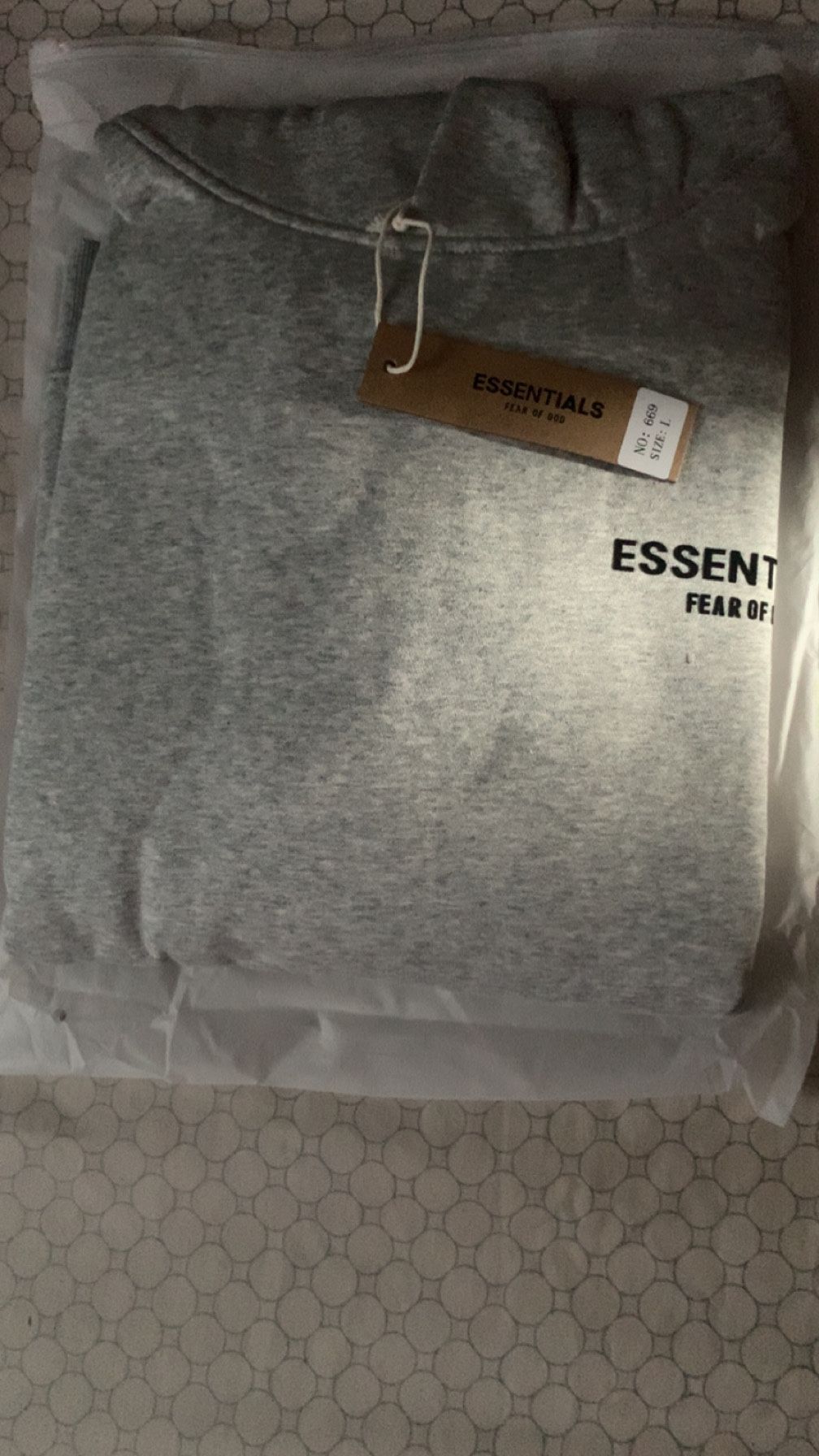 large essentials hoodie
