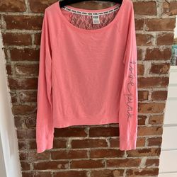 VS Pink Crew with Lace back in good condition but this has been washed and worn