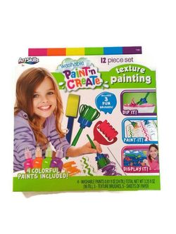 New Art Skills Washable Paint'n Create Set