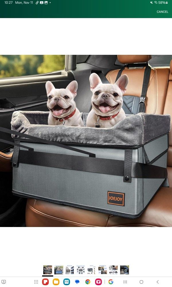 Dog Car Seat For Medium Or Two Small Dogs