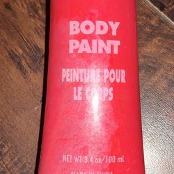 Red Halloween Body Paint 🎨 