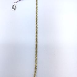 Gold Rope Bracelet 