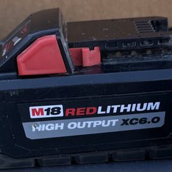 Milwaukee M18 REDLITHIUM XC6.0 Battery