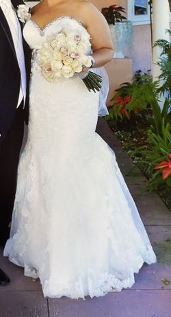 White Wedding Dress From PreVue