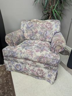 Sofa Chairs (2) & Ottoman (1)